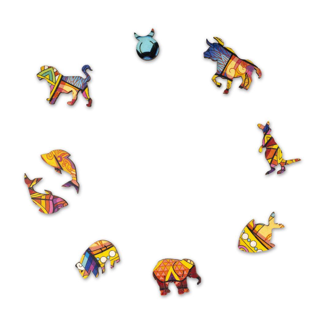 Constellation Taurus Wooden Jigsaw Puzzle