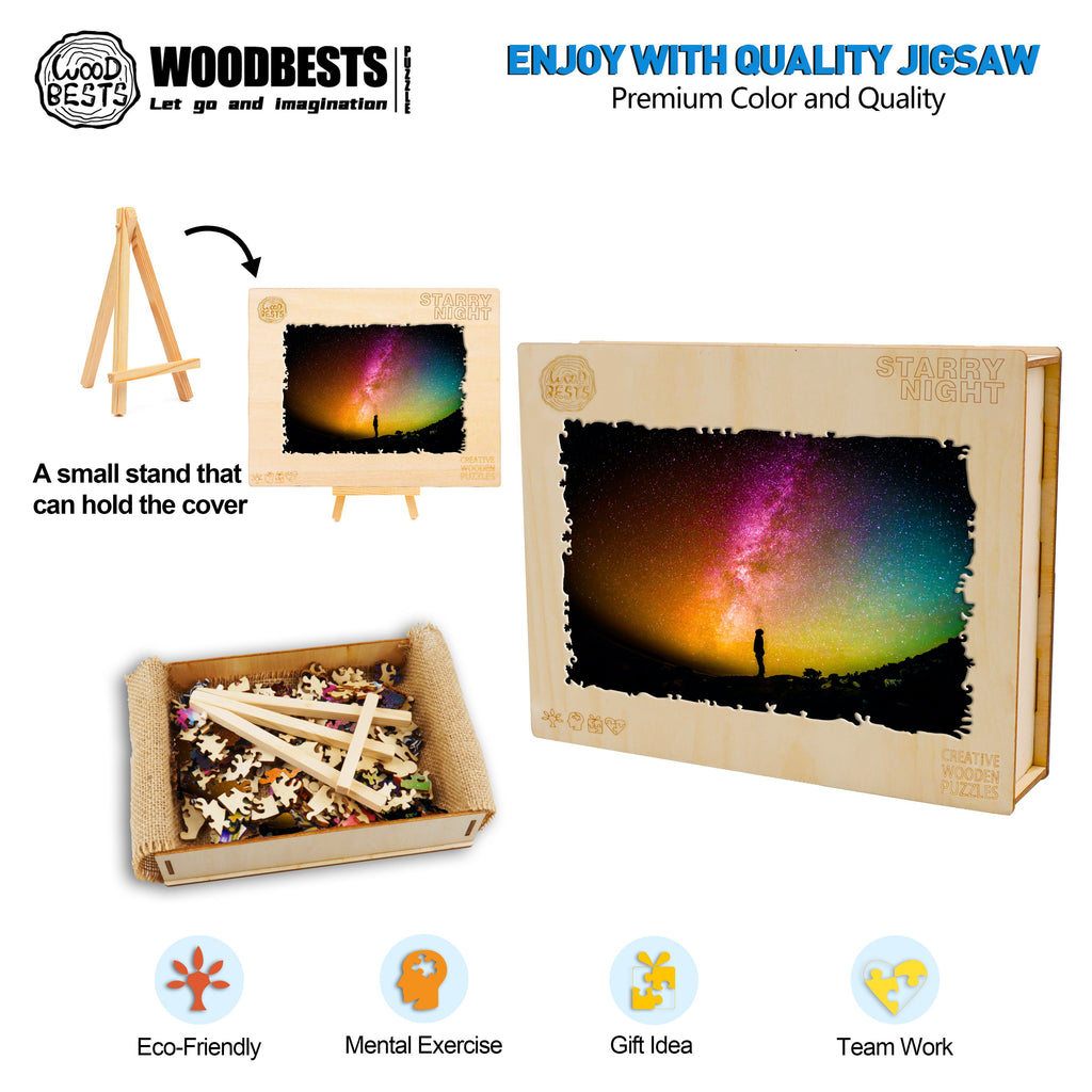 The Stargazer Wooden Jigsaw Puzzle