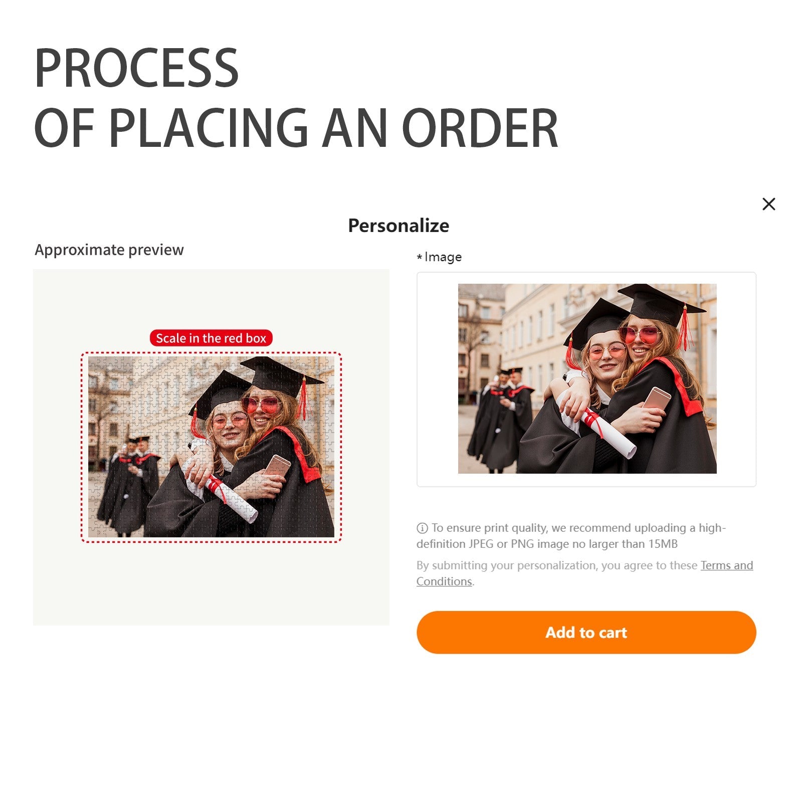 Celebrate Your Achievements: 500/1000-piece Custom Photo Puzzle