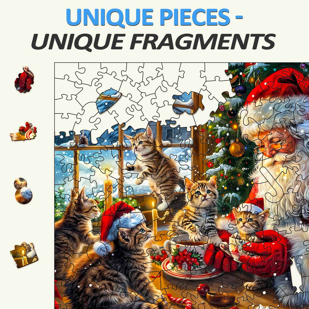 Warm Christmas-2 Wooden Jigsaw Puzzle
