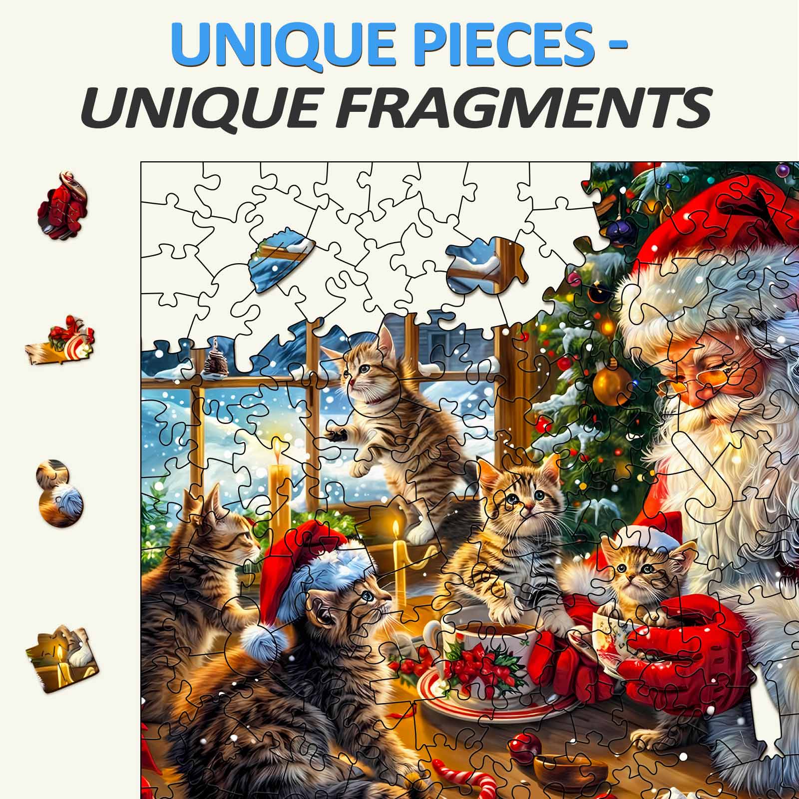 Warm Christmas-2 Wooden Jigsaw Puzzle
