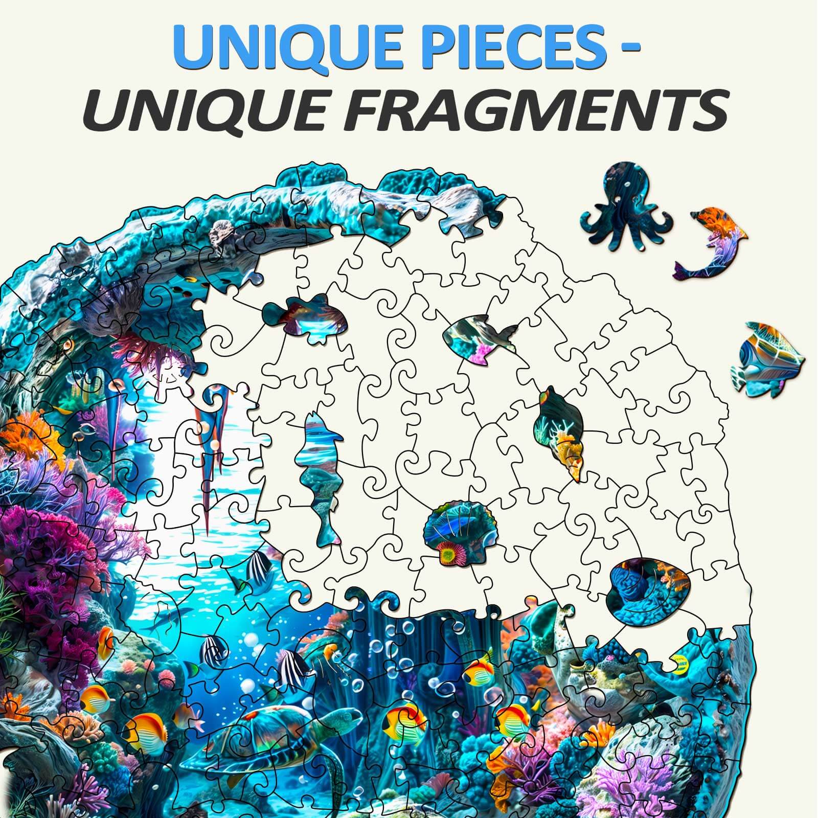 Seabed Wooden Jigsaw Puzzle
