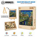 Parliament Glow jigsaw puzzle by Sarah Bradfield, featuring vibrant colors and eco-friendly materials for creative fun.