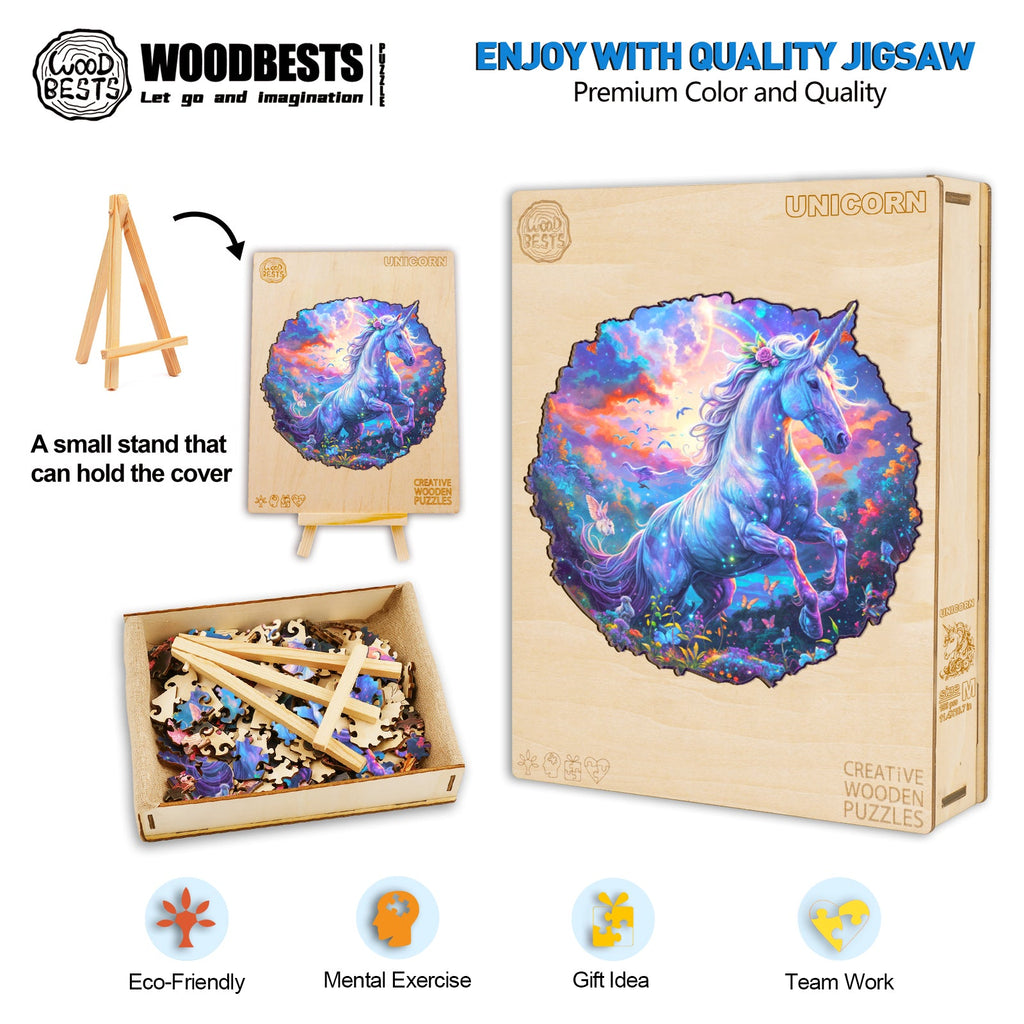 Unicorn Wooden Jigsaw Puzzle