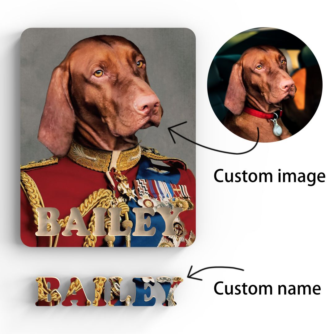 Custom Pet Portrait Frame