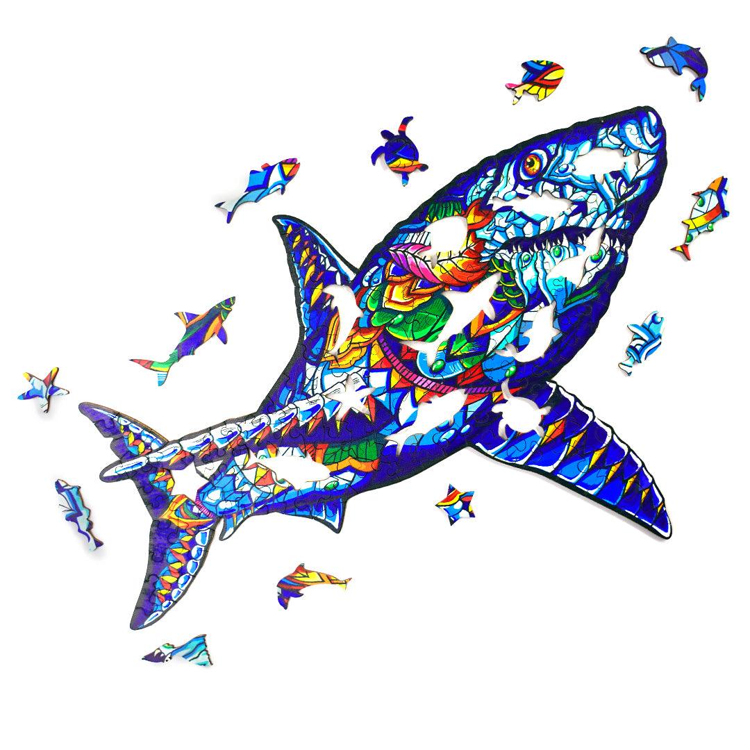 Shake Shark Wooden Jigsaw Puzzle