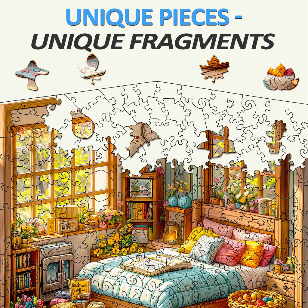 3D Warm Room Wooden Jigsaw Puzzle