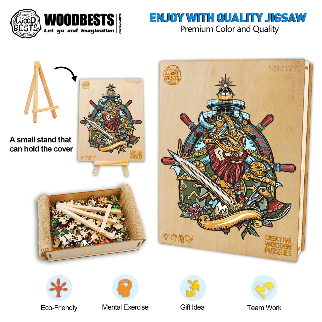 Viking Wooden Jigsaw Puzzle