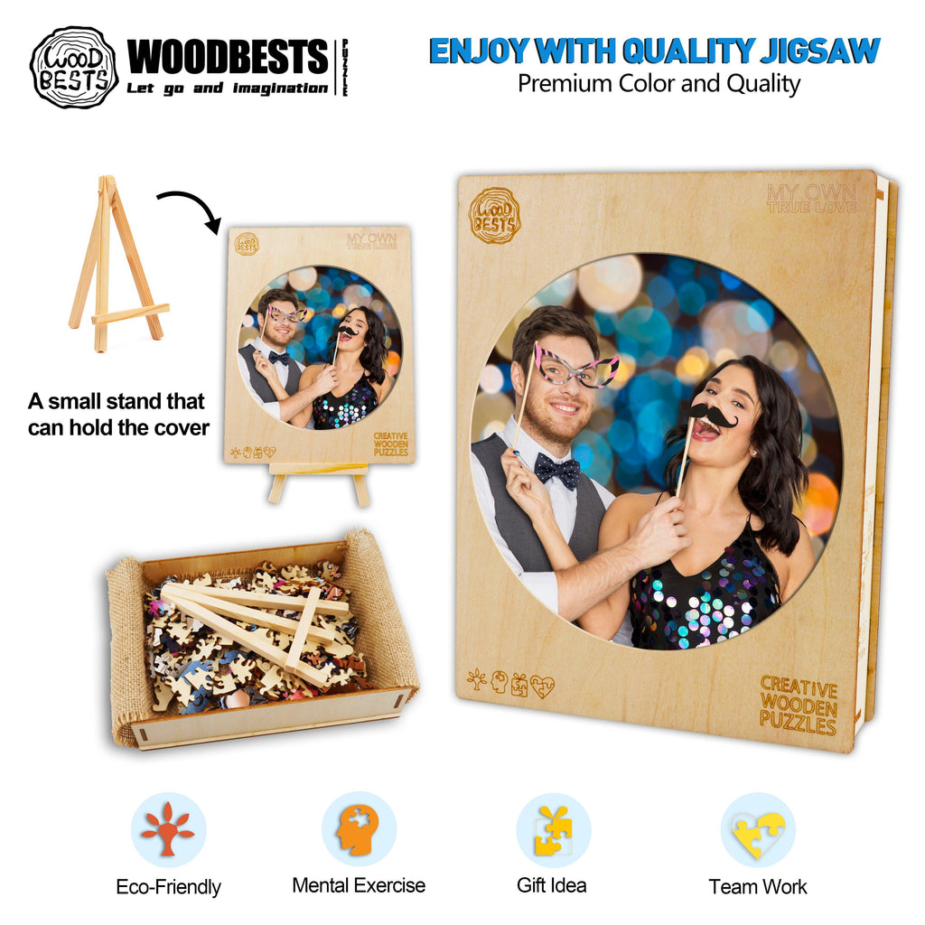 True Love Personalized Photo Puzzles For Wedding Memory