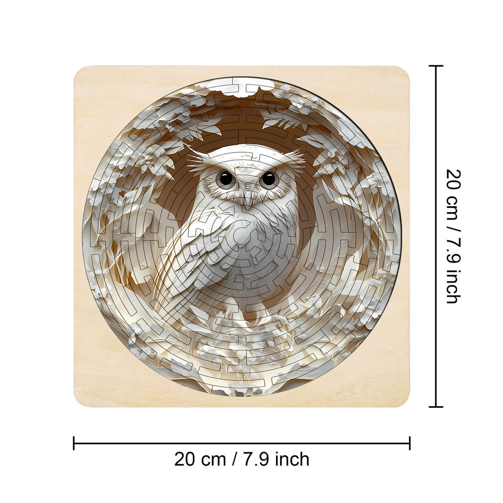 Maze Puzzles—Elegant Owl