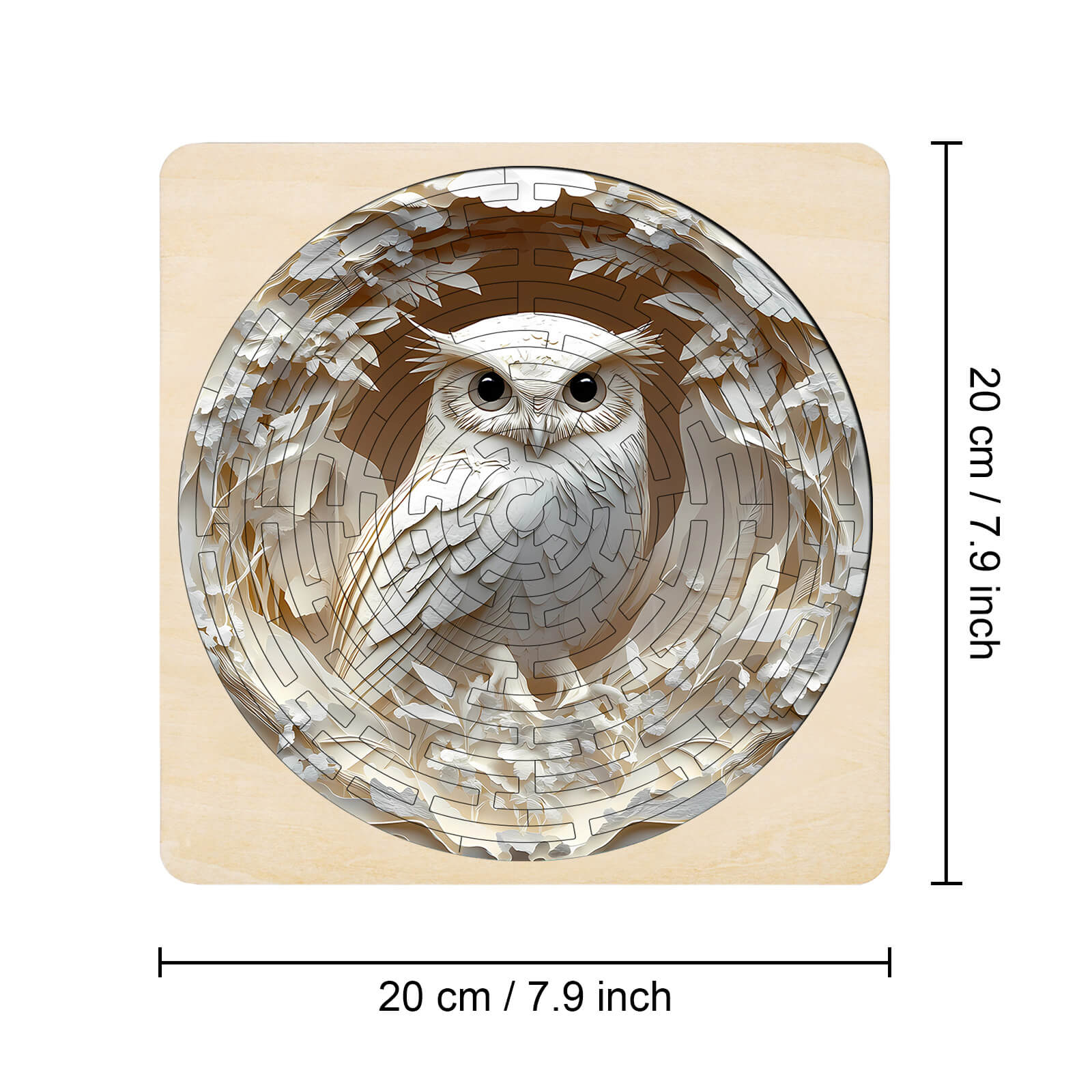 Maze Puzzles—Elegant Owl