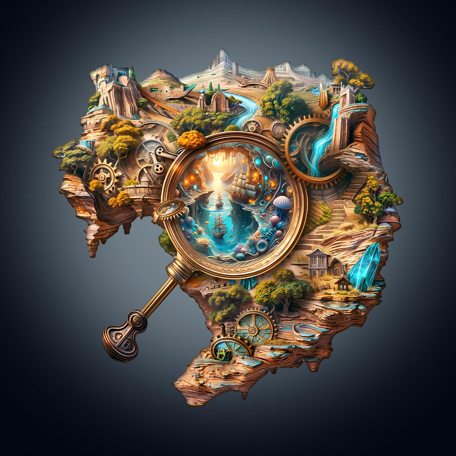 Explorer's World-1 Wooden Jigsaw Puzzle