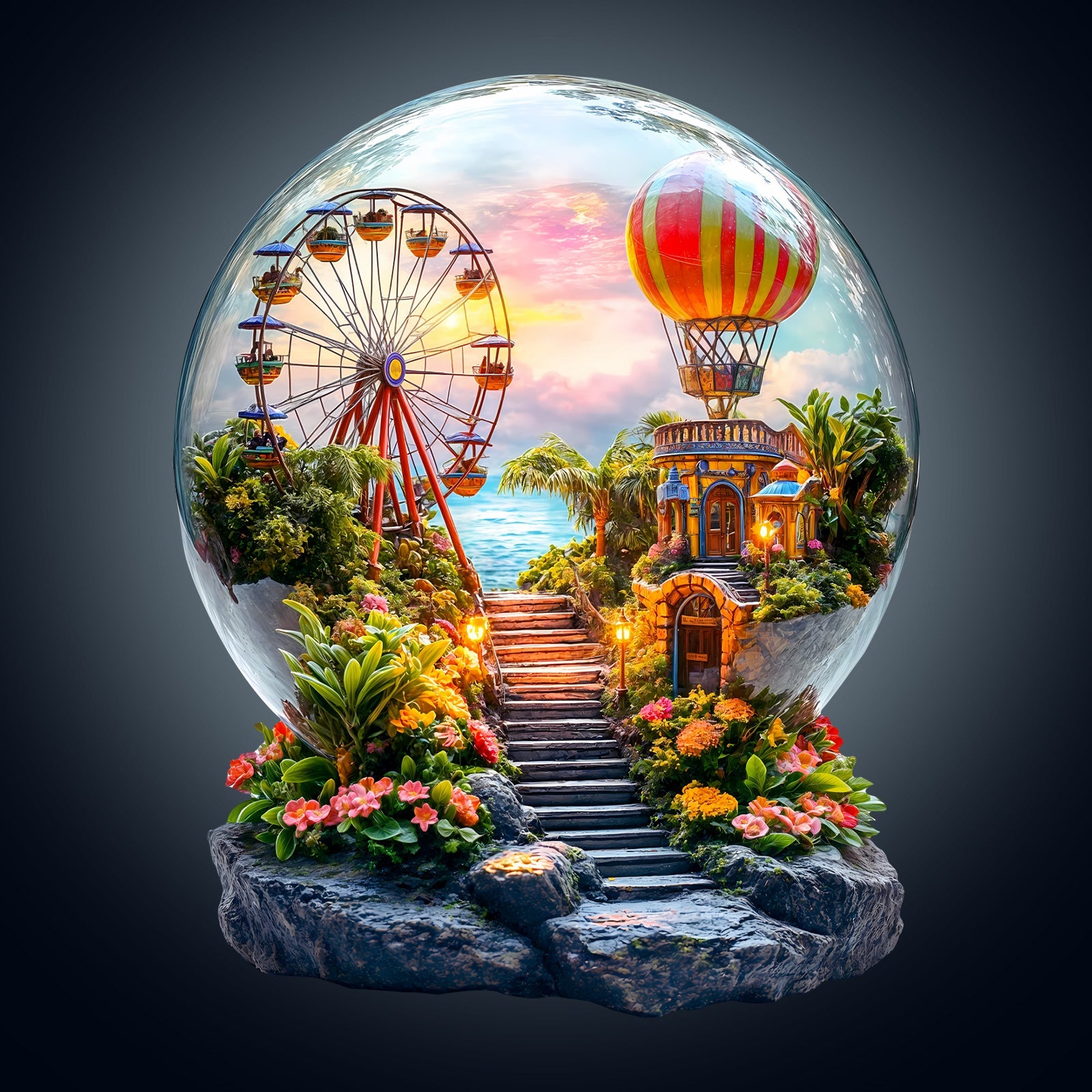 3D Crystal Wonderland  Wooden Jigsaw Puzzle