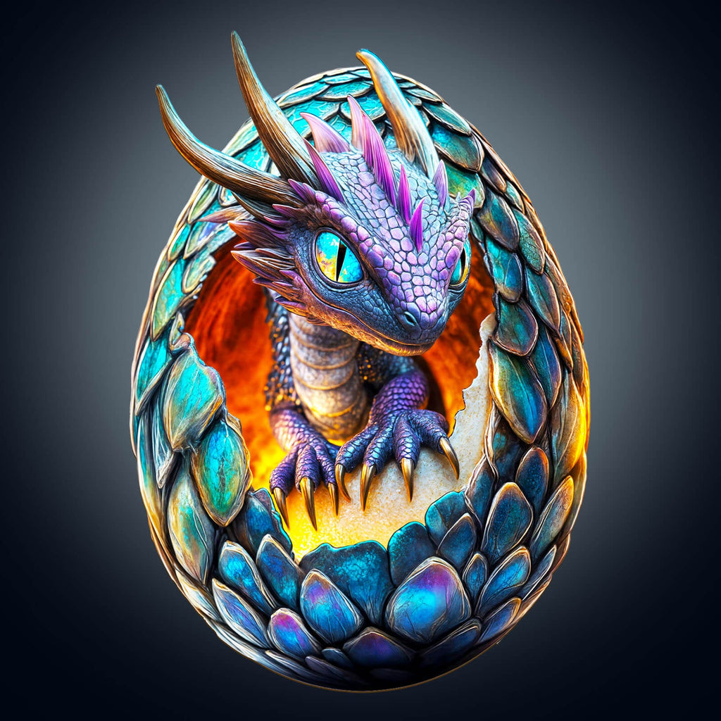 Draconic Rebirth  Wooden Jigsaw Puzzle