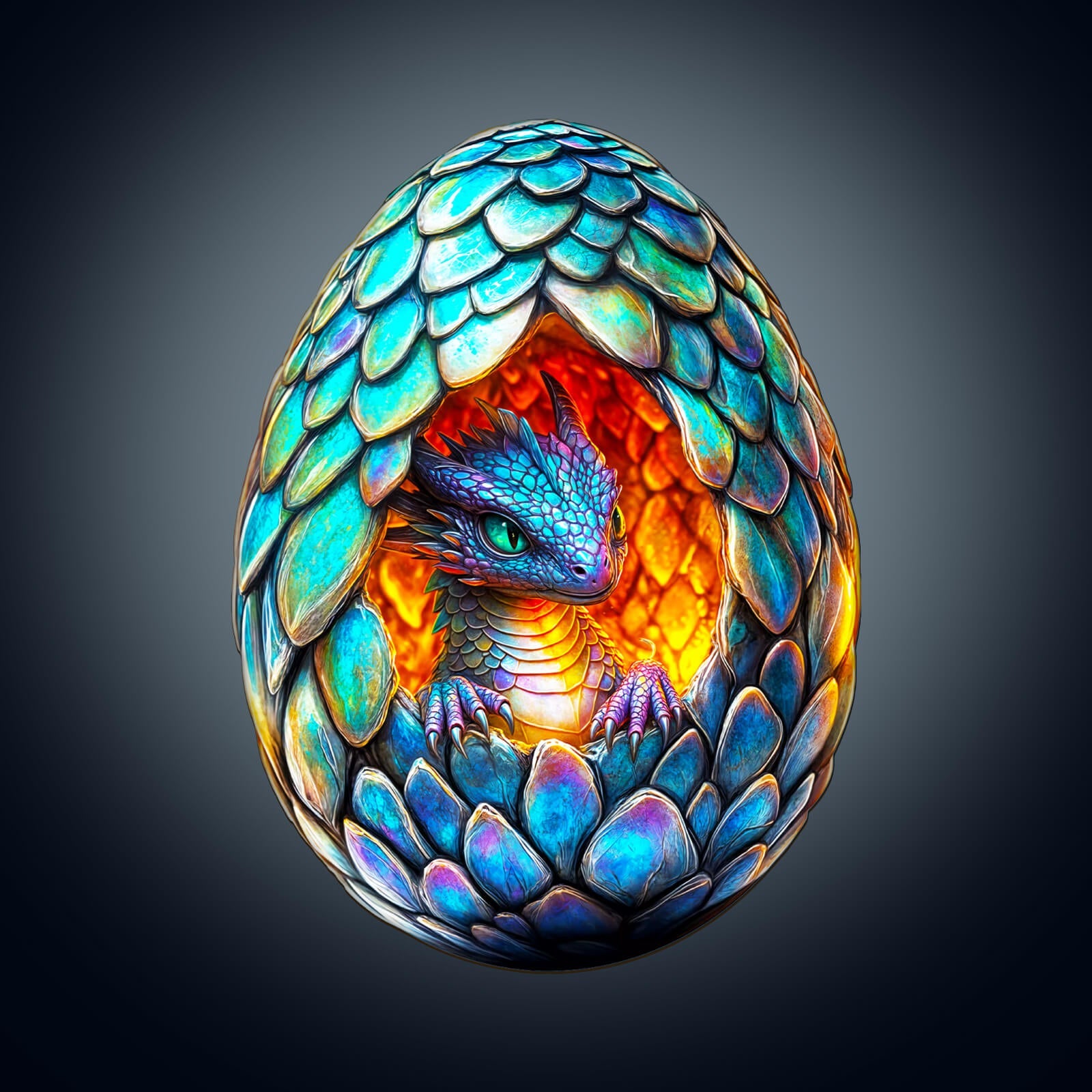 Draconic Rebirth-2  Wooden Jigsaw Puzzle