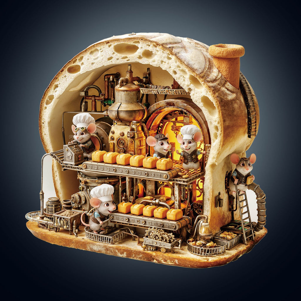 Mouse Bakery Wooden Jigsaw Puzzle