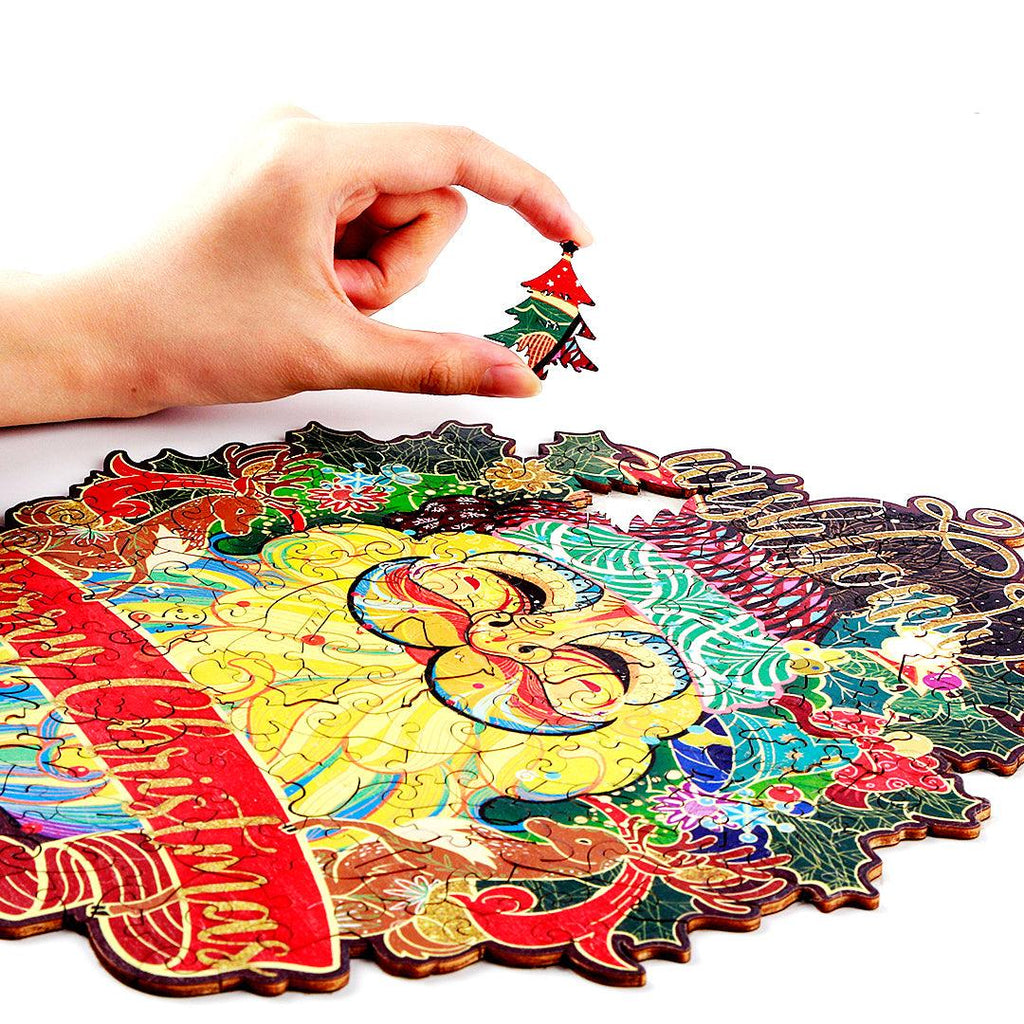 Santa Claus Wooden Jigsaw Puzzle