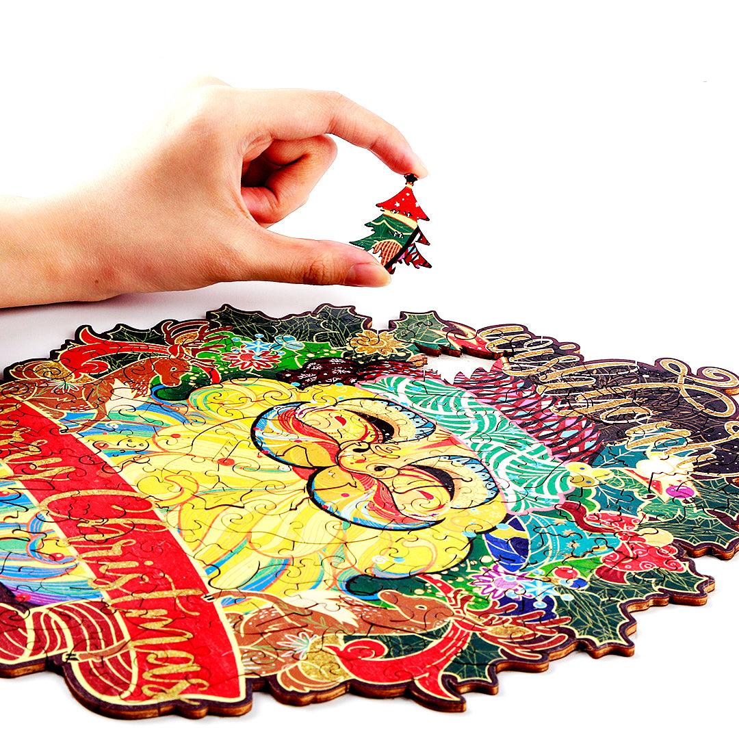 Santa Claus Wooden Jigsaw Puzzle