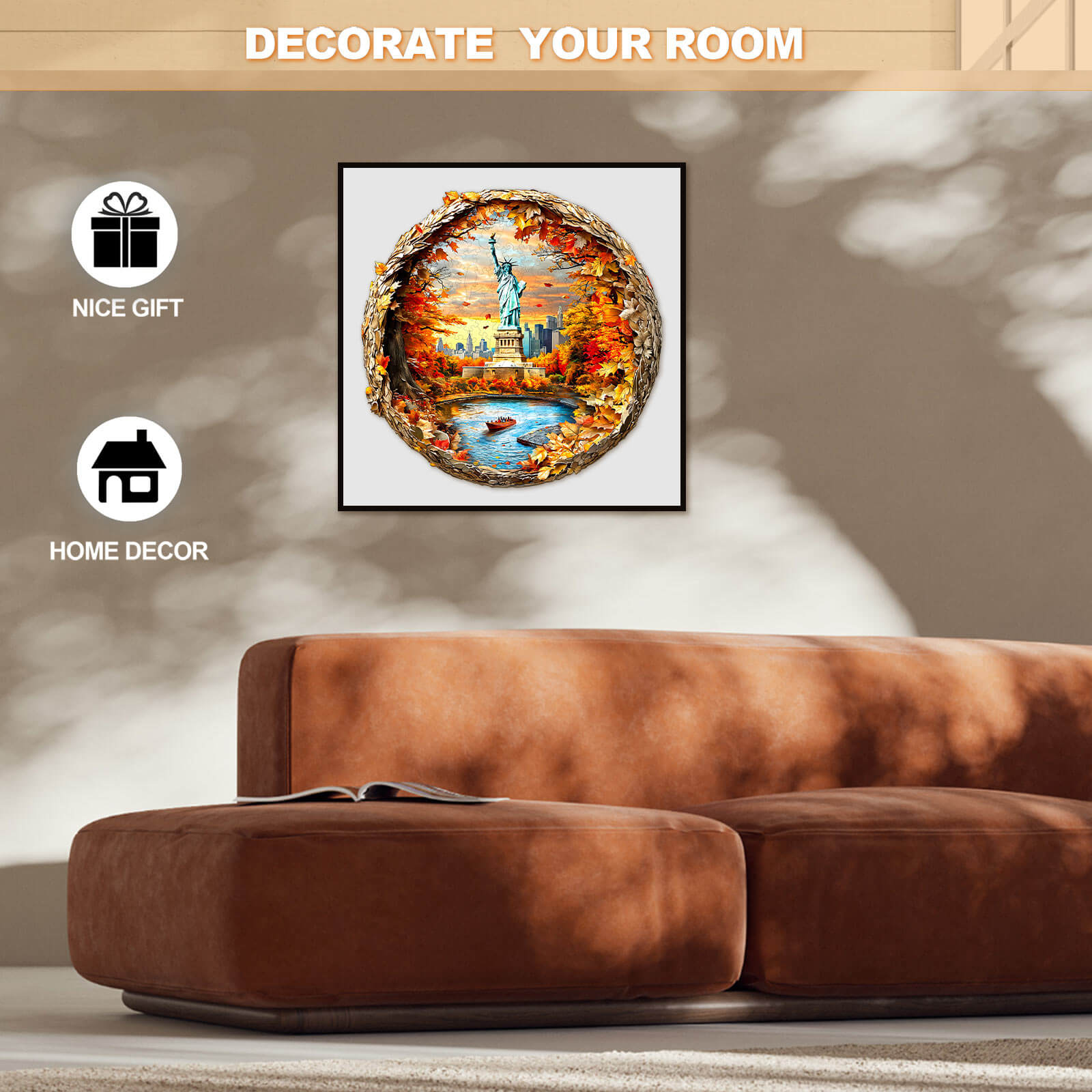 3D New York Autumn Wooden Jigsaw Puzzle