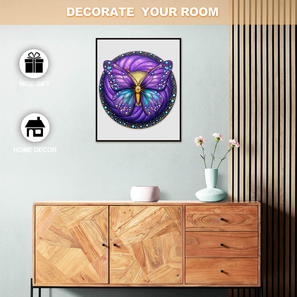 Seek and Find Butterflies Wooden Jigsaw Puzzle