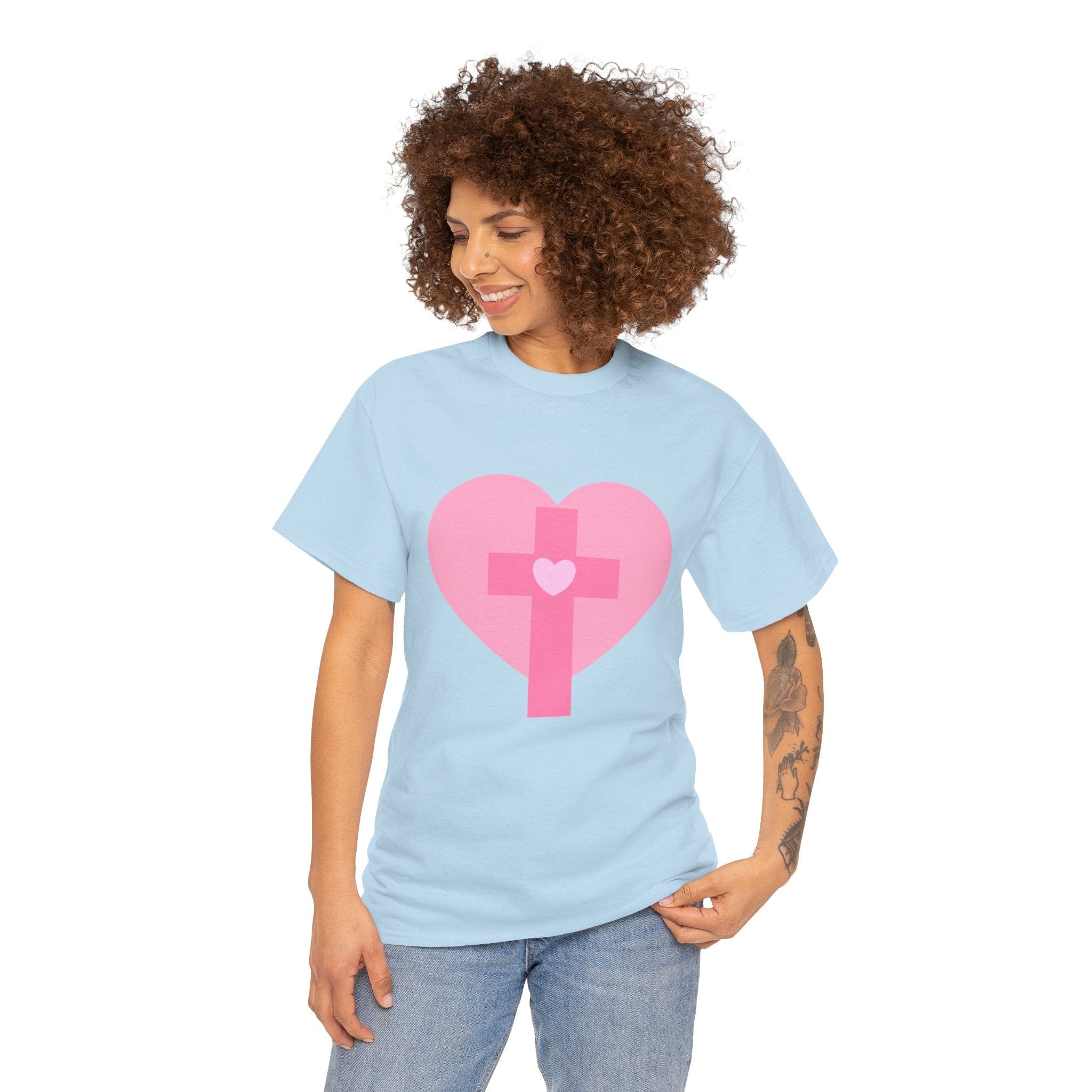 CROSS & HEART TEE