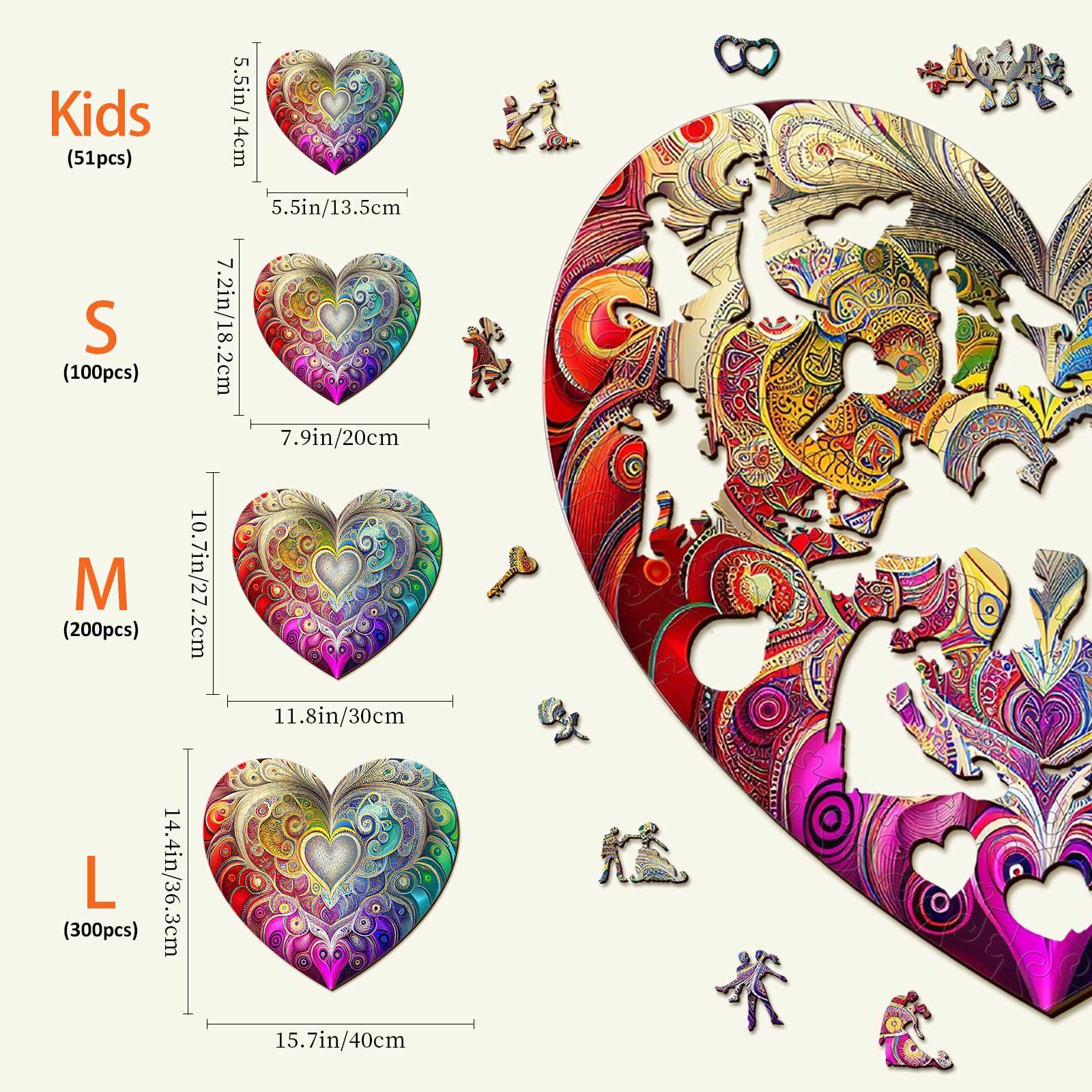 Brave Heart Wooden Jigsaw Puzzle