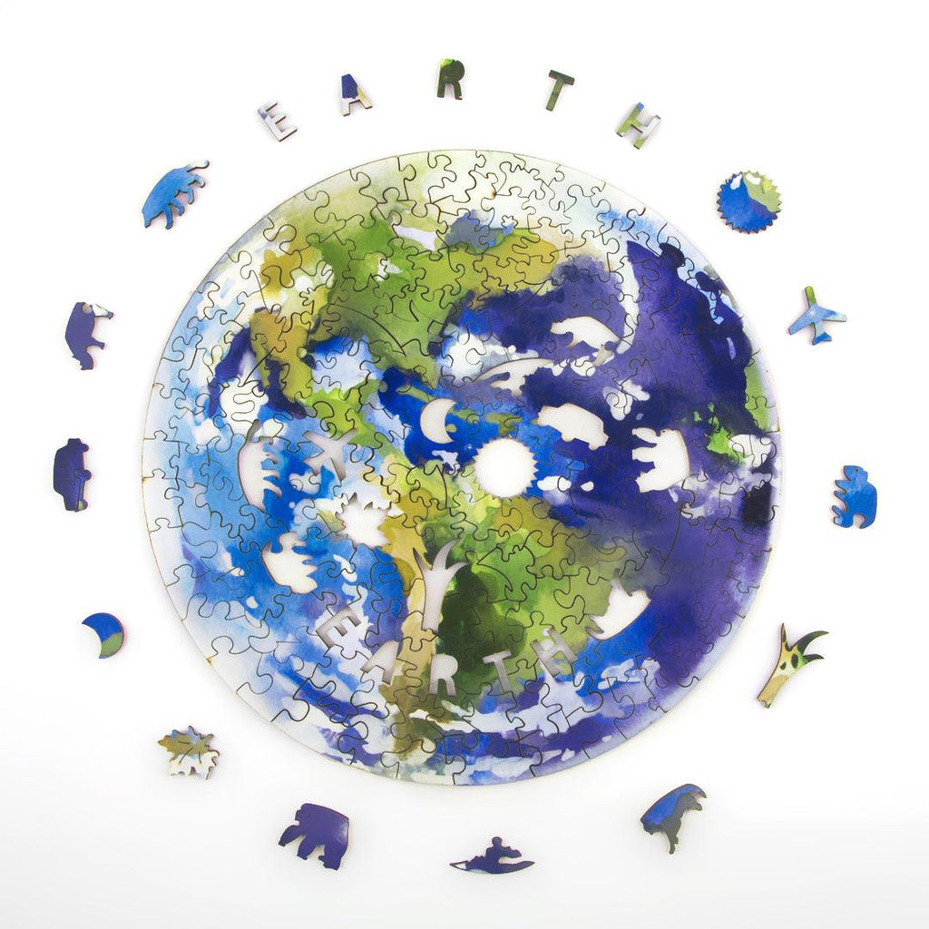 Earth Wooden Jigsaw Puzzle