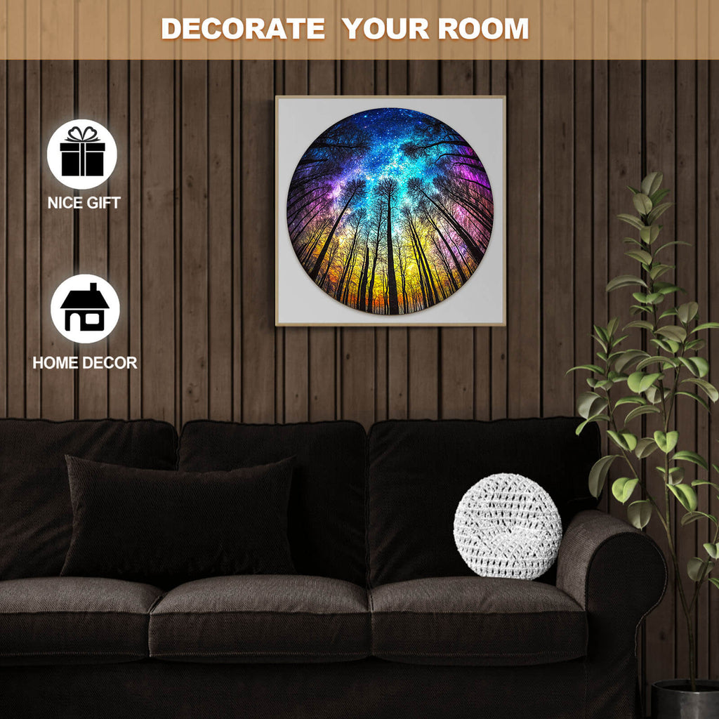 Galactic Forest-1 Wooden Jigsaw Puzzle