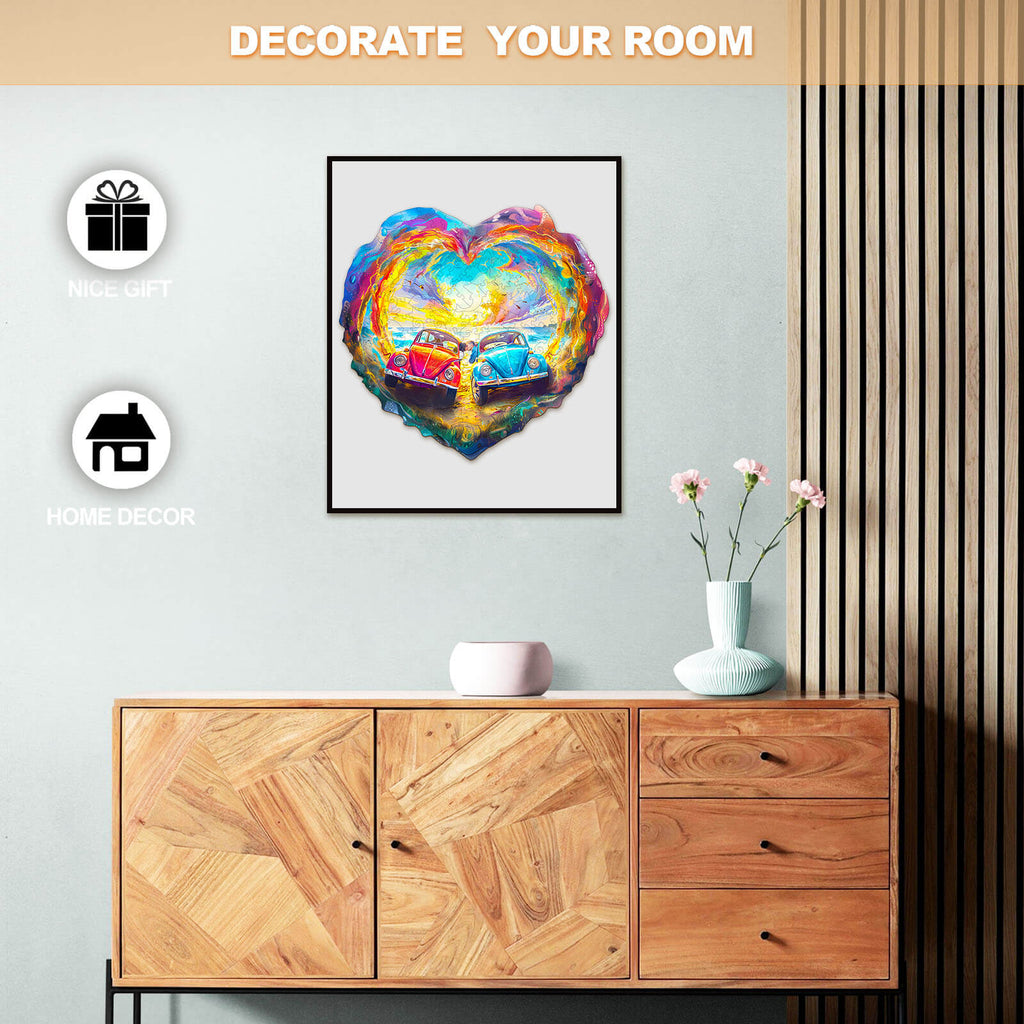 Sweet Encounter Wooden Jigsaw Puzzle