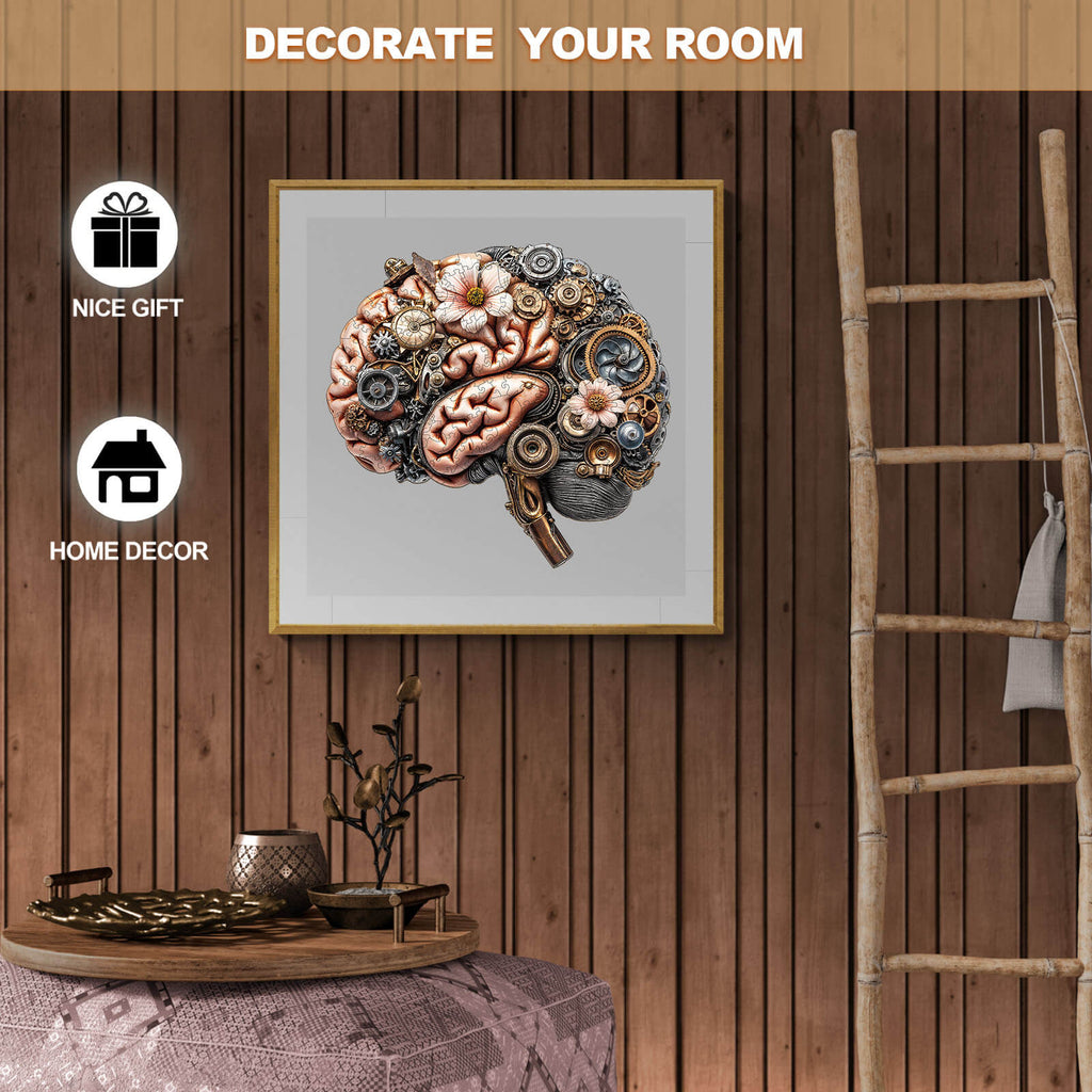 3D Mechanical Brainstem Wooden Jigsaw Puzzle