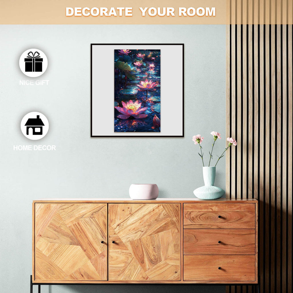 Moon Lotus Wooden Jigsaw Puzzle