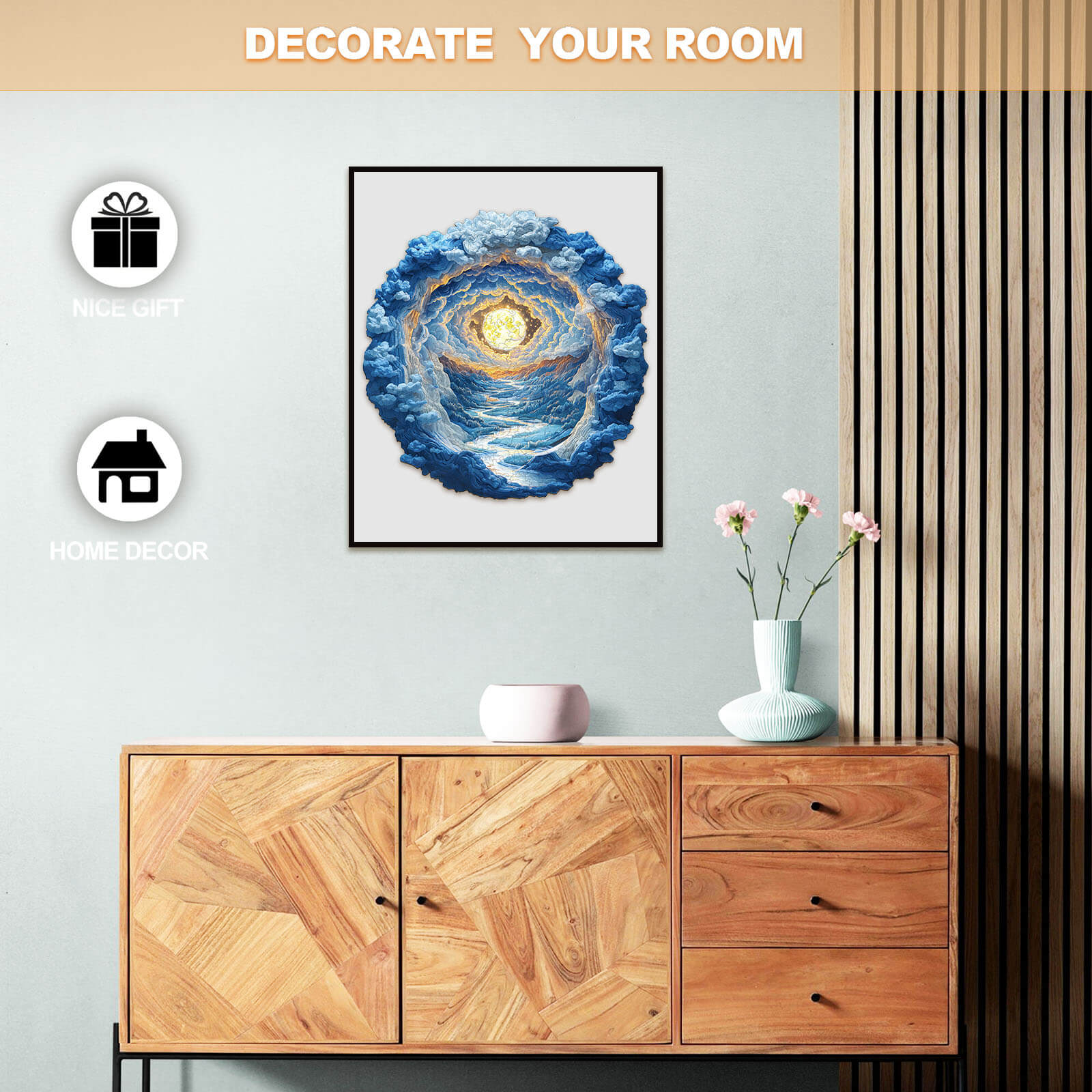 3D Moonlight Dreamscape Wooden Jigsaw Puzzle