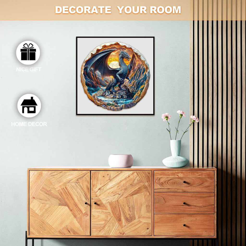 3D Dragon Wooden Jigsaw Puzzle