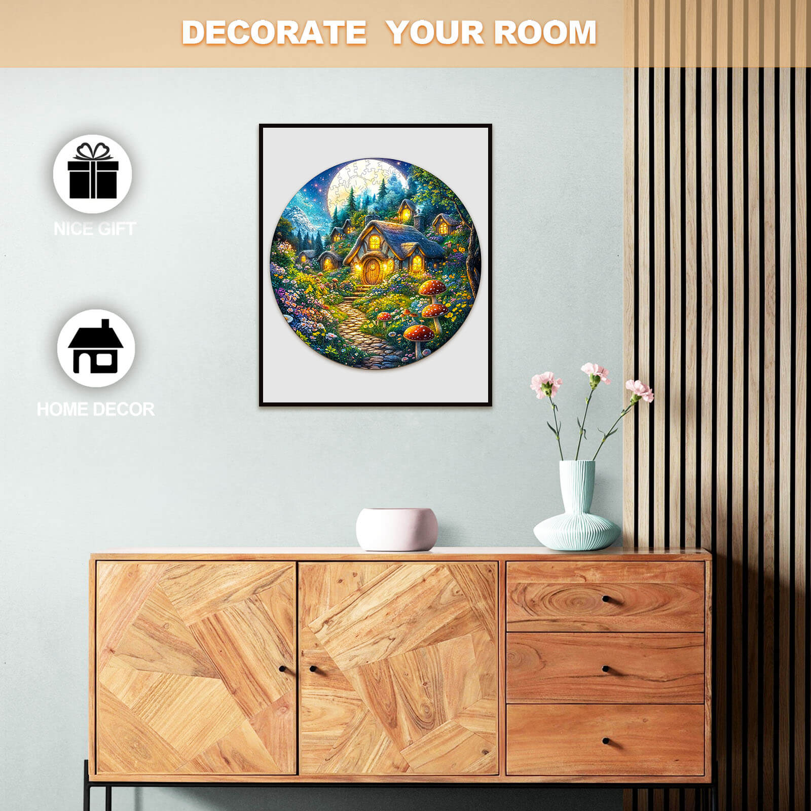 SEEK AND FIND FAIRIES Wooden Jigsaw Puzzle