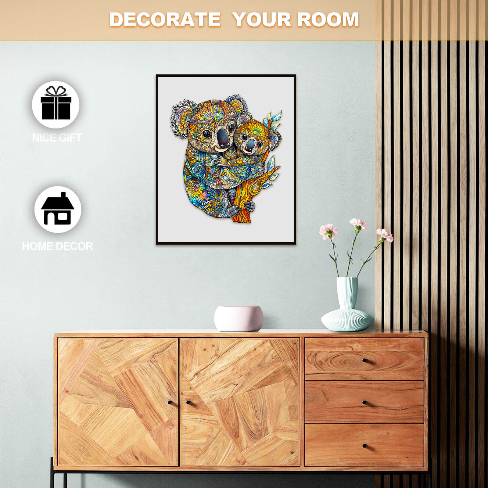 Koala Family Wooden Jigsaw Puzzle