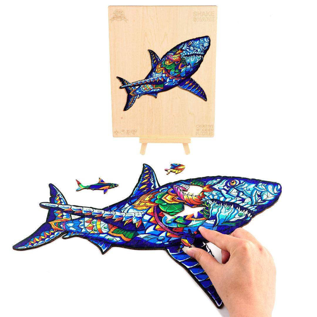 Shake Shark Wooden Jigsaw Puzzle