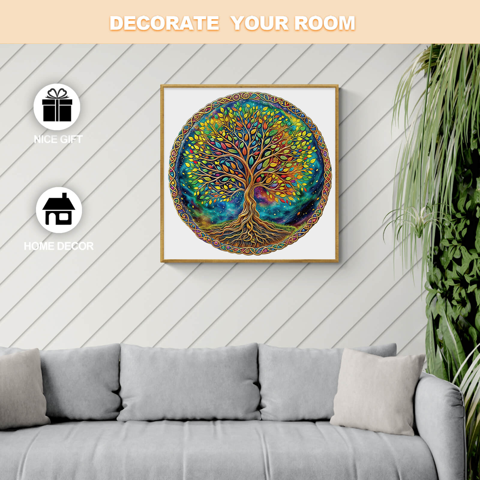 Mysterious Tree of Life Wooden Jigsaw Puzzle