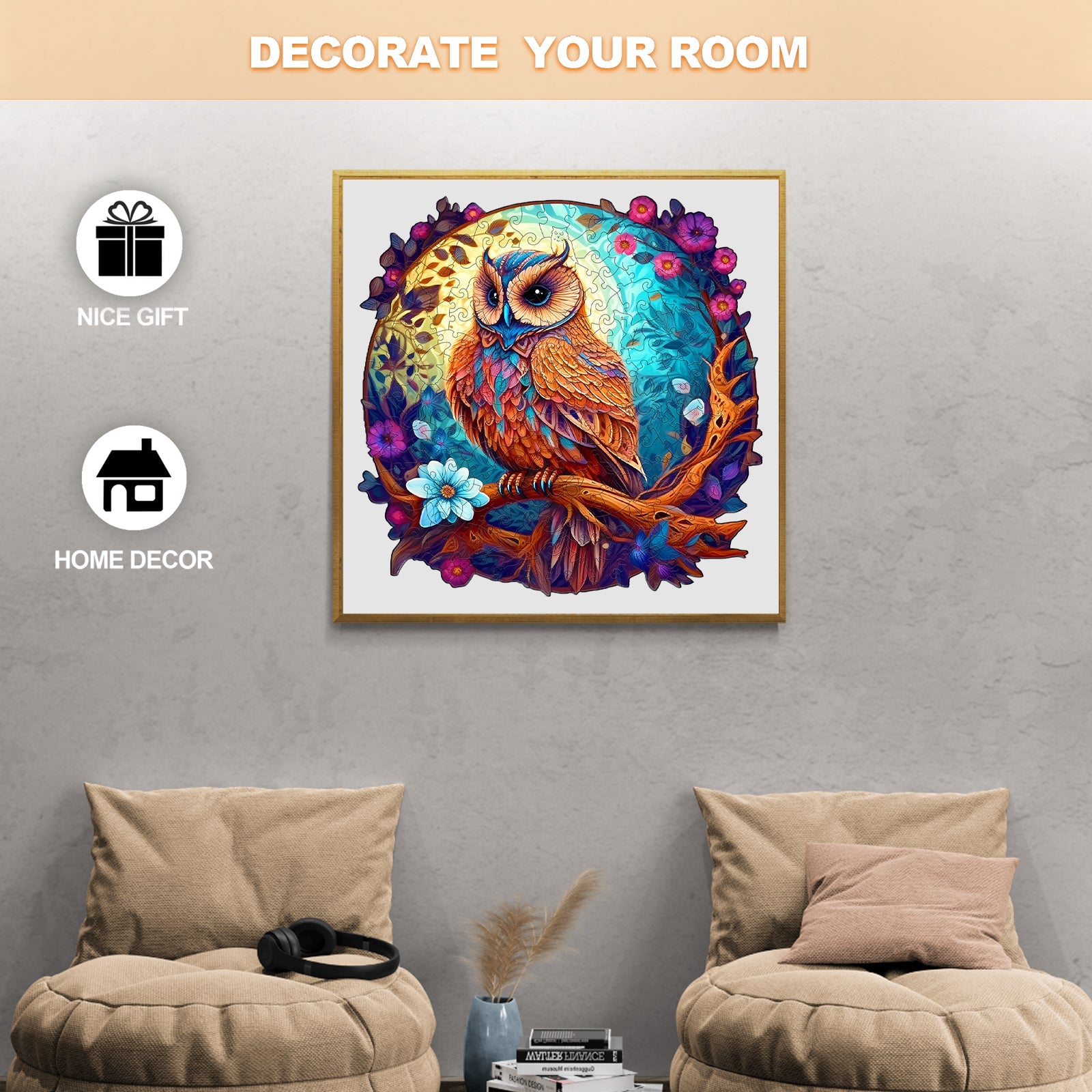 Silent Owl Wooden Jigsaw Puzzle