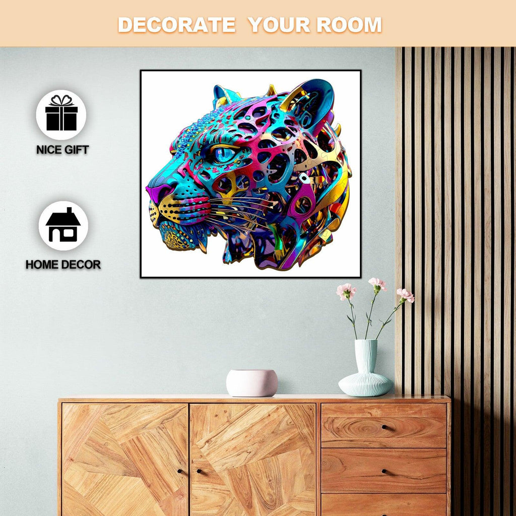 Rock Cheetah Wooden Jigsaw Puzzle