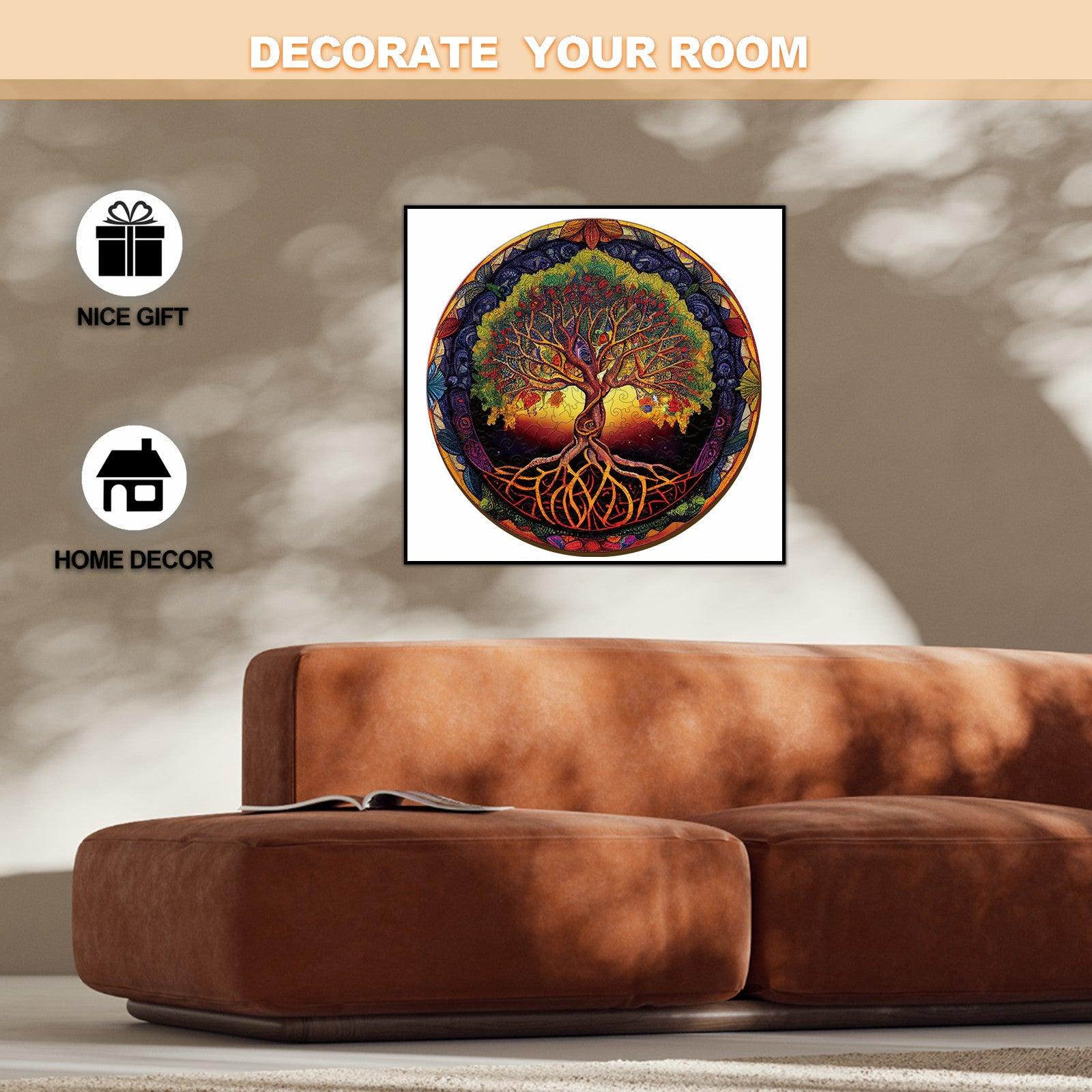 Tree of Life-4 Wooden Jigsaw Puzzle