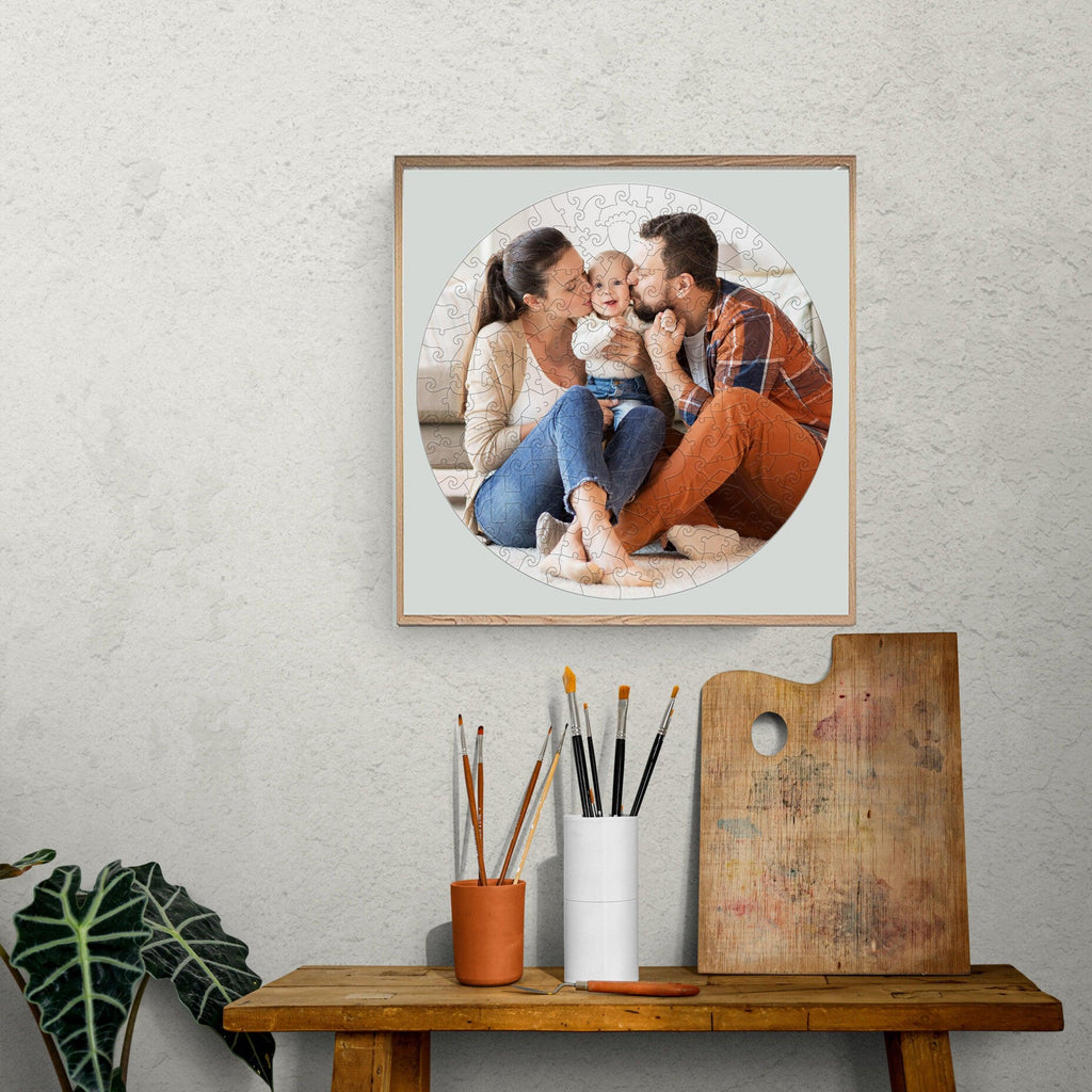 Personalized Photo Happy Family Wooden Puzzles