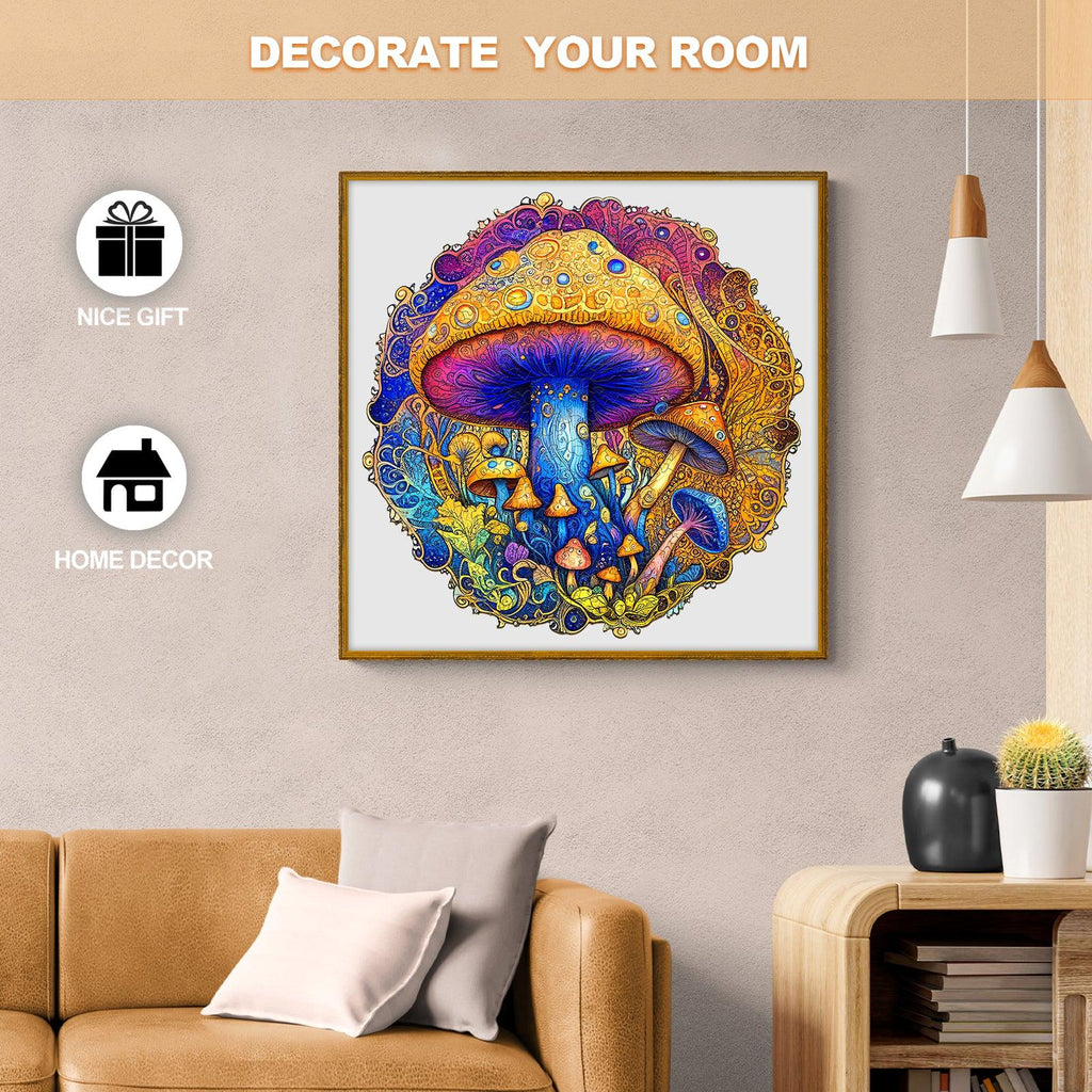 Mushroom Wooden Jigsaw Puzzle