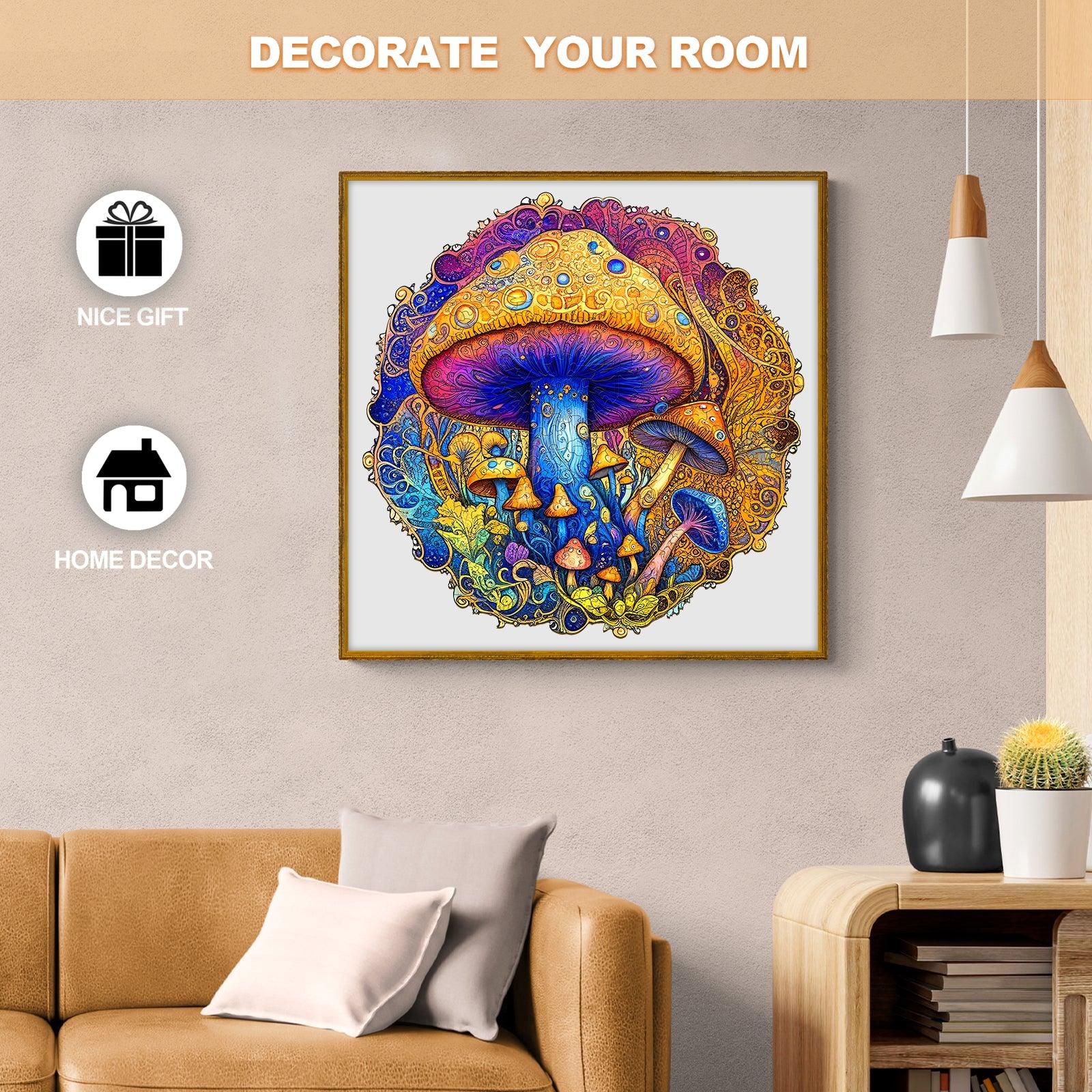 Mushroom Wooden Jigsaw Puzzle