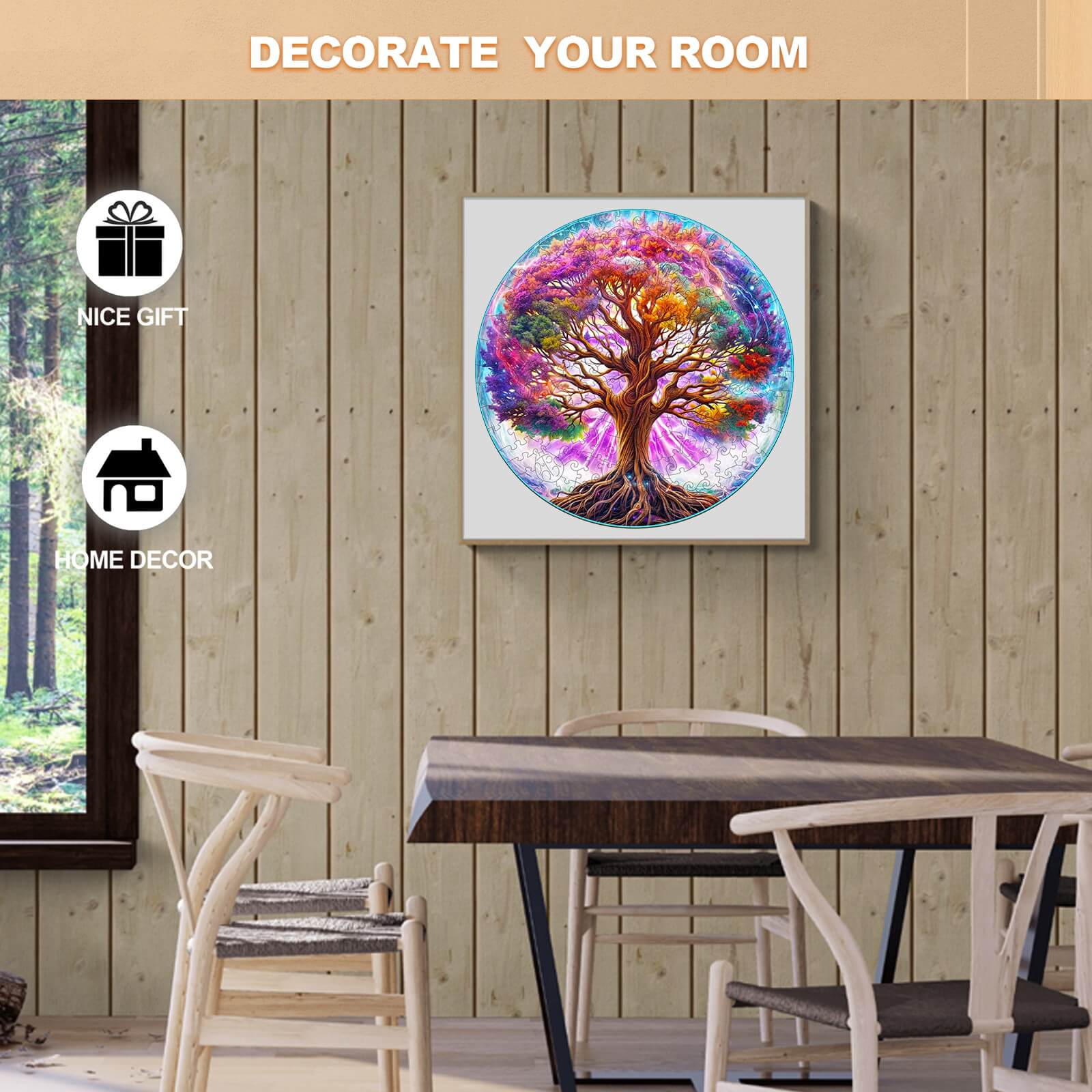 Dreamy Life Tree Wooden Jigsaw Puzzle