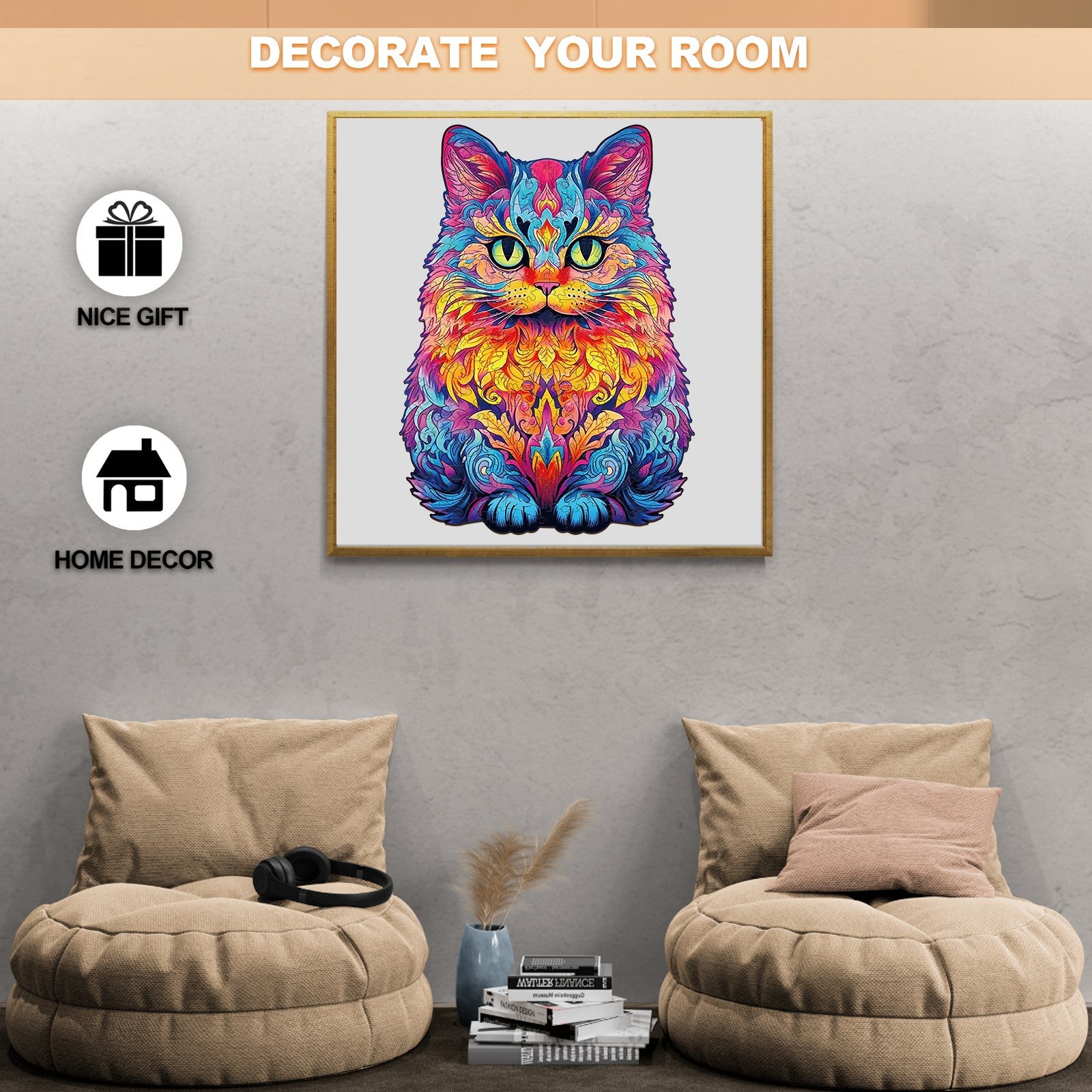 British Short Hair Wooden Jigsaw Puzzle