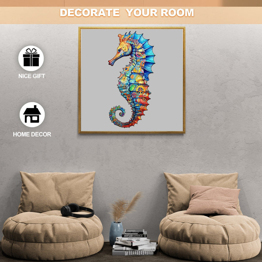 Seahorse 1 Wooden Jigsaw Puzzle