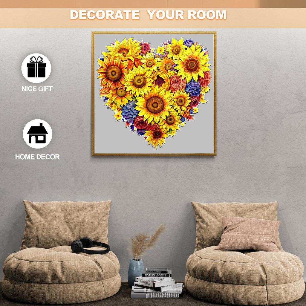 Sunflowers-2 Wooden Jigsaw Puzzle
