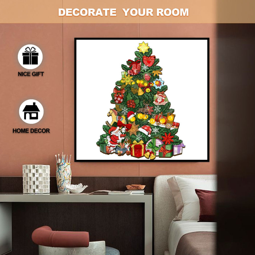 Christmas Tree Wooden Jigsaw Puzzle