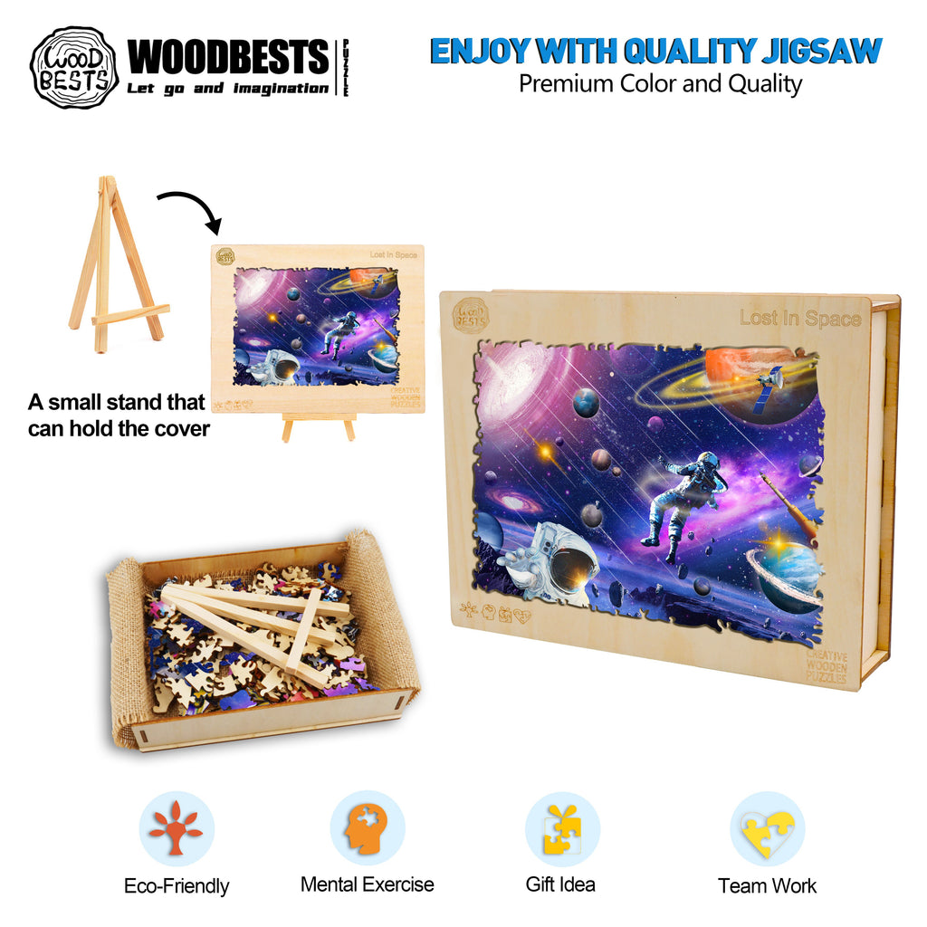 Space Exploration Wooden Jigsaw Puzzle