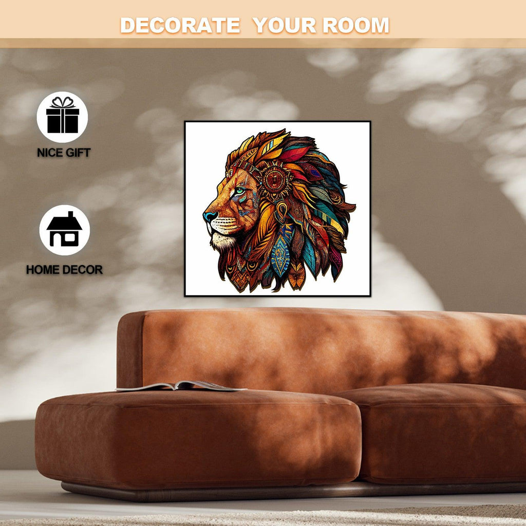 The Jungle King-2 Wooden Jigsaw Puzzle